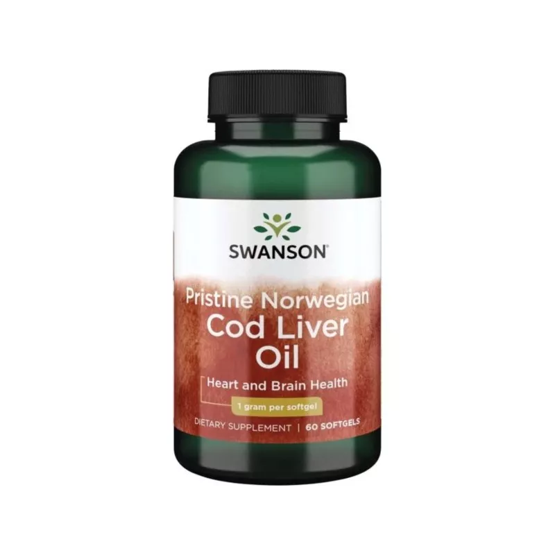 Swanson Pristine Norwegian Cod Liver Oil 60 kap Swanson Pristine Norwegian Cod Liver Oil 60 kap