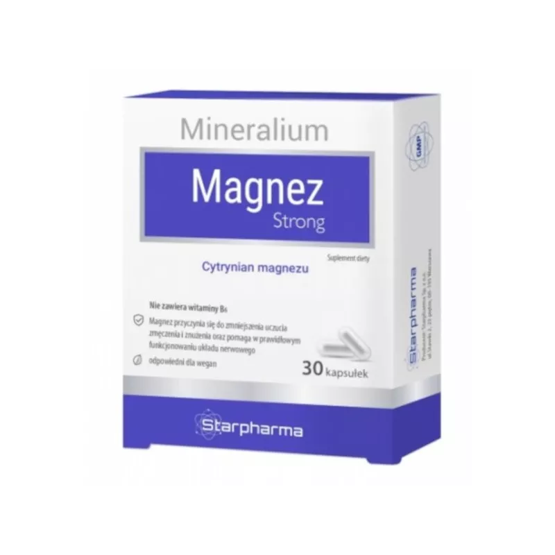 Starpharma Mineralium Magnez Strong 30 k cytrynian