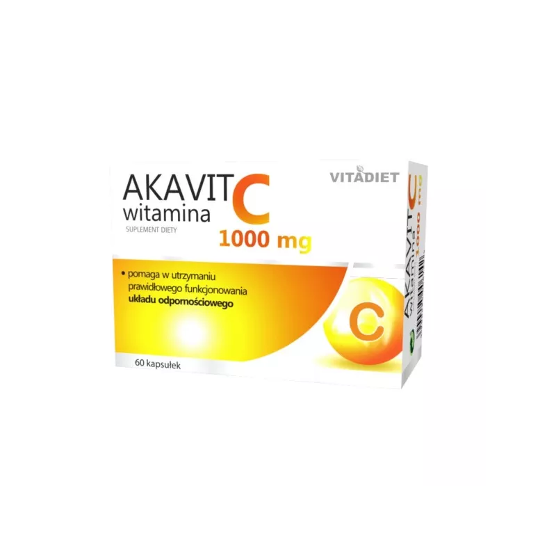 Vitadiet Akavit Witamina C 1000 Mg 60 K Odporność Vitadiet Akavit Witamina C 1000 Mg 60 K Odporność