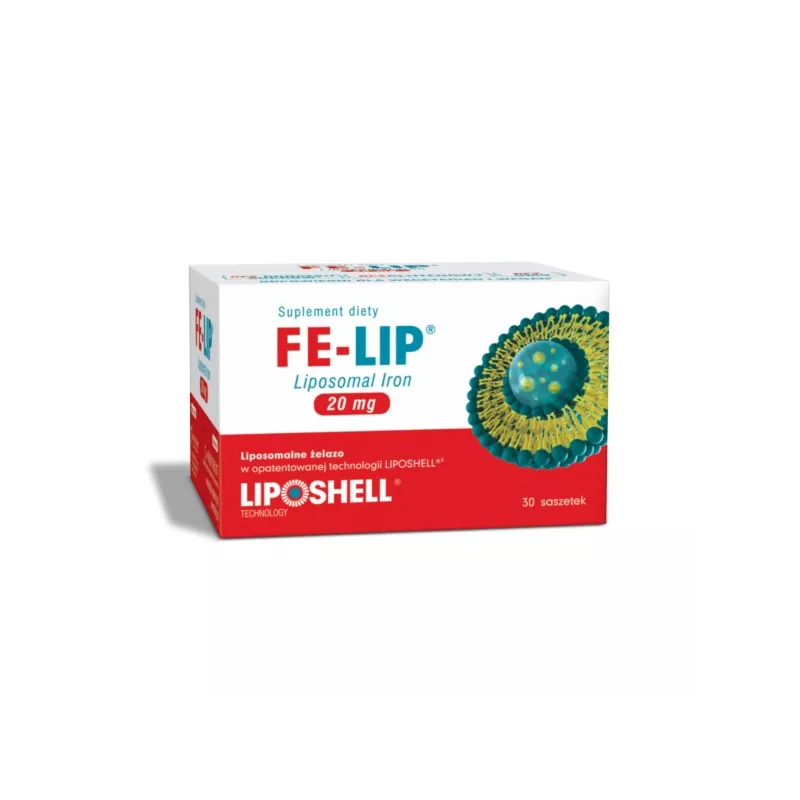 Ascolip Liposomalne Żelazo 20 mg FE-LIP 30 sasz