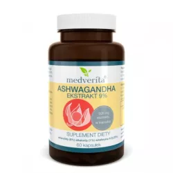 Medverita Ashwagandha Ekstrakt 9% 60 k