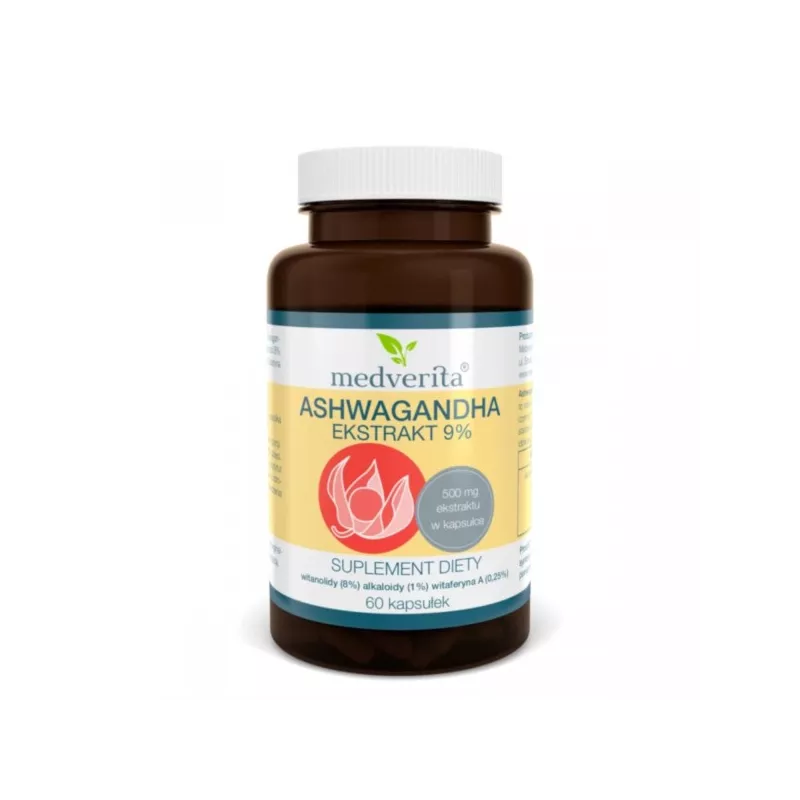 Medverita Ashwagandha Ekstrakt 9% 60 k