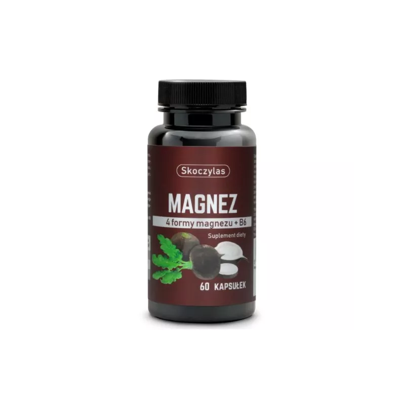 Skoczylas Magnez + B6 czarna rzepa 60 k Skoczylas Magnez + B6 czarna rzepa 60 k