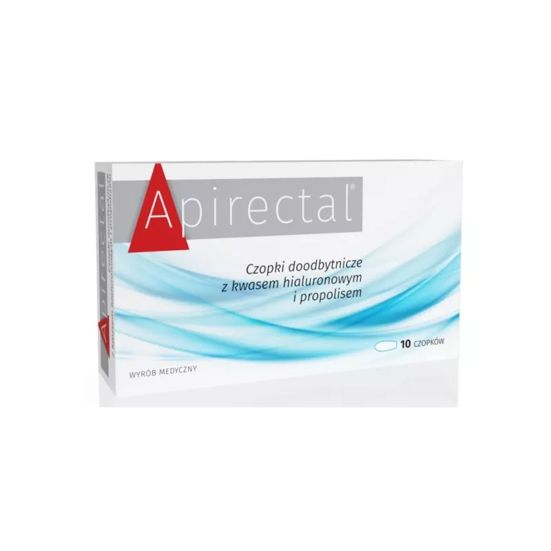 Apirectal Czopki doodbytnicze hialuron i propolis Apirectal Czopki doodbytnicze hialuron i propolis