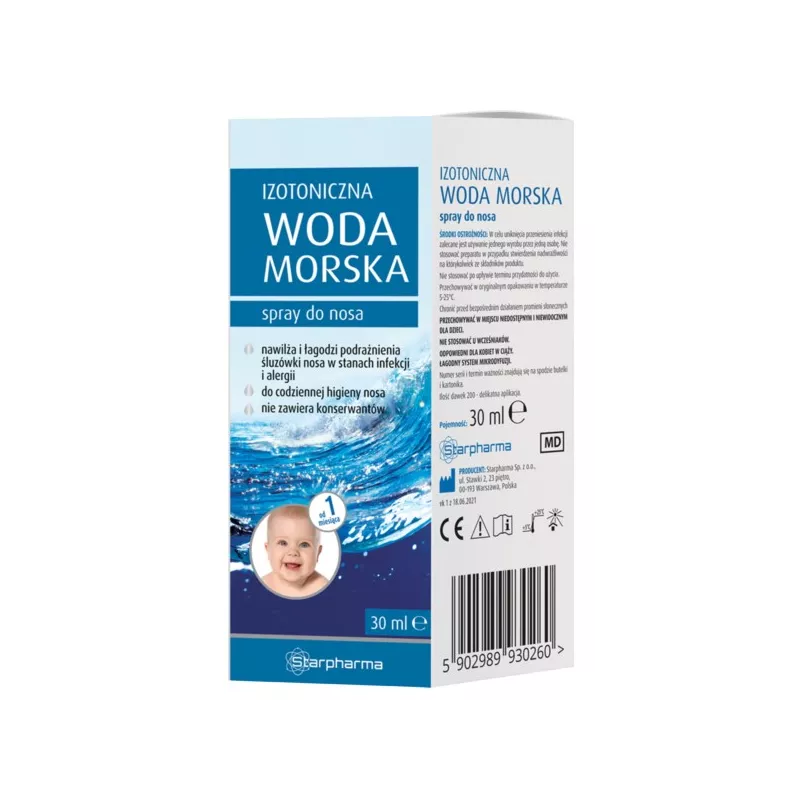 Starpharma Izotoniczna Woda morska 30 ml spray Starpharma Izotoniczna Woda morska 30 ml spray