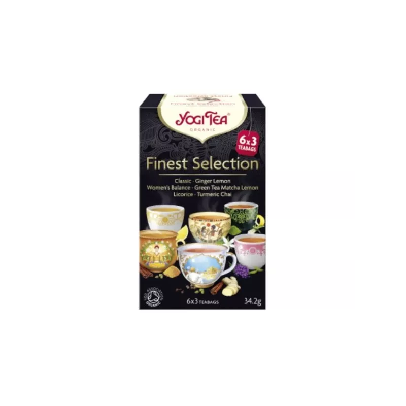 Yogi Tea Finest Selection zestaw 6X3 torebek