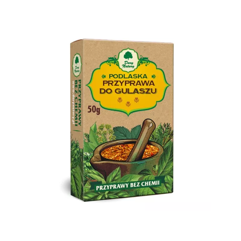 DARY NATURY PODLASKA PRZYPRAWA DO GULASZU 50G DARY NATURY PODLASKA PRZYPRAWA DO GULASZU 50G
