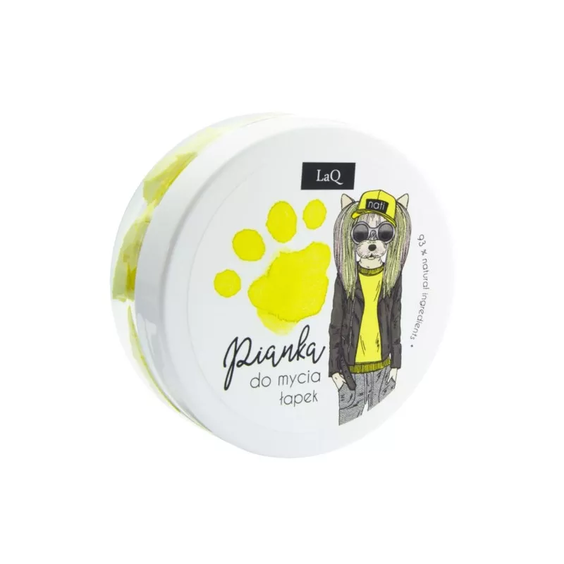 LAQ Pianka do mycia łapek żółta 50ml LAQ Pianka do mycia łapek żółta 50ml