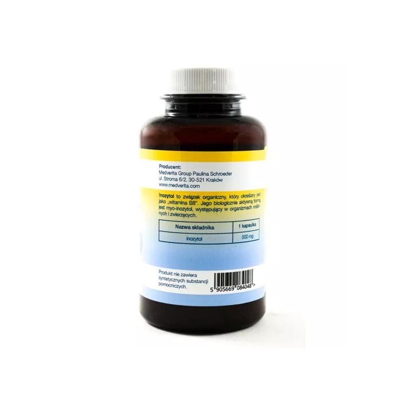 Medverita Inozytol 500 mg 120 K Medverita Inozytol 500 mg 120 K