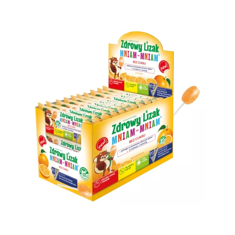 Starpharma Zdrowy Lizak 6G Pomarańcza 40szt