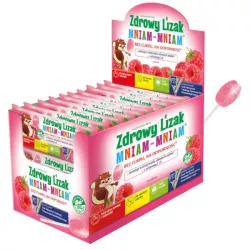 Starpharma Zdrowy Lizak Mniam 6G Malina 40 szt Starpharma Zdrowy Lizak Mniam 6G Malina 40 szt