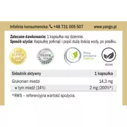 Yango Miedź organiczna Cu 90 k Yango Miedź organiczna Cu 90 k