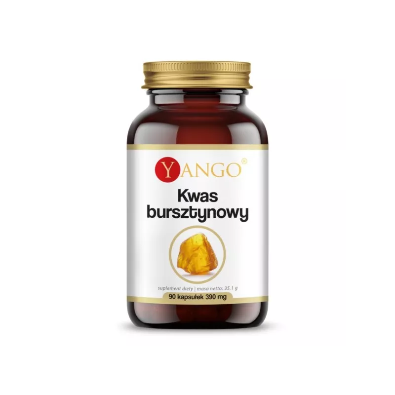 Yango Kwas Bursztynowy 90 k zwalcza wolne rodniki Yango Kwas Bursztynowy 90 k zwalcza wolne rodniki
