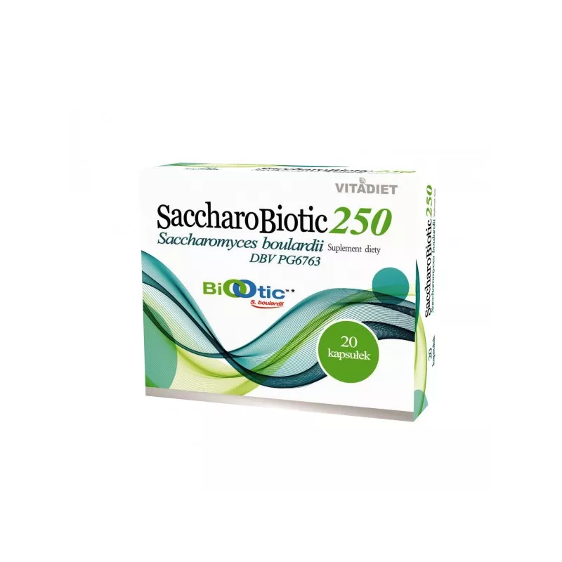 Vitadiet SaccharoBiotic 250 20 k. suplement diety