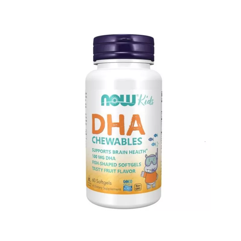Now Foods Kids Dha 100 Mg 60 K Smak Owocowy Now Foods Kids Dha 100 Mg 60 K Smak Owocowy