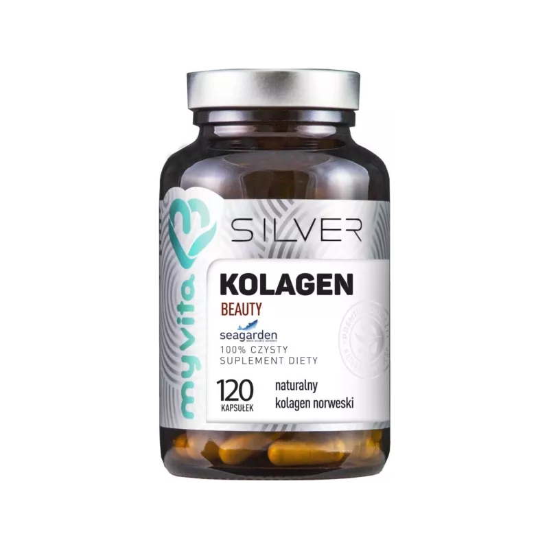 MYVITA SILVER KOLAGEN BEAUTY 100% 120 KAPS. MYVITA SILVER KOLAGEN BEAUTY 100% 120 KAPS.