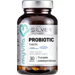 MYVITA SILVER PROBIOTIC 9 MLD CFU 100% 30 KAPS.