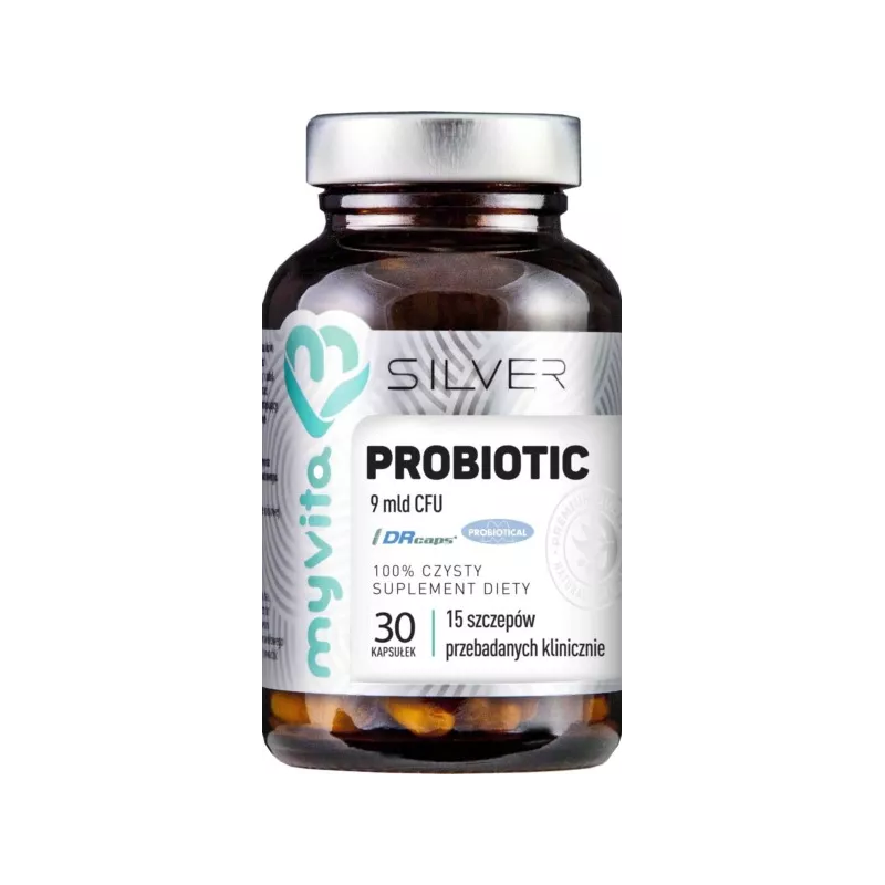 MYVITA SILVER PROBIOTIC 9 MLD CFU 100% 30 KAPS.