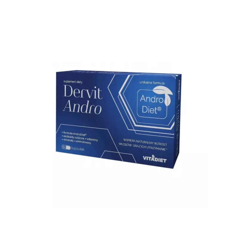 Vitadiet Dervit Andro 60 k przeciw wypadaniu wł. Vitadiet Dervit Andro 60 k przeciw wypadaniu wł.