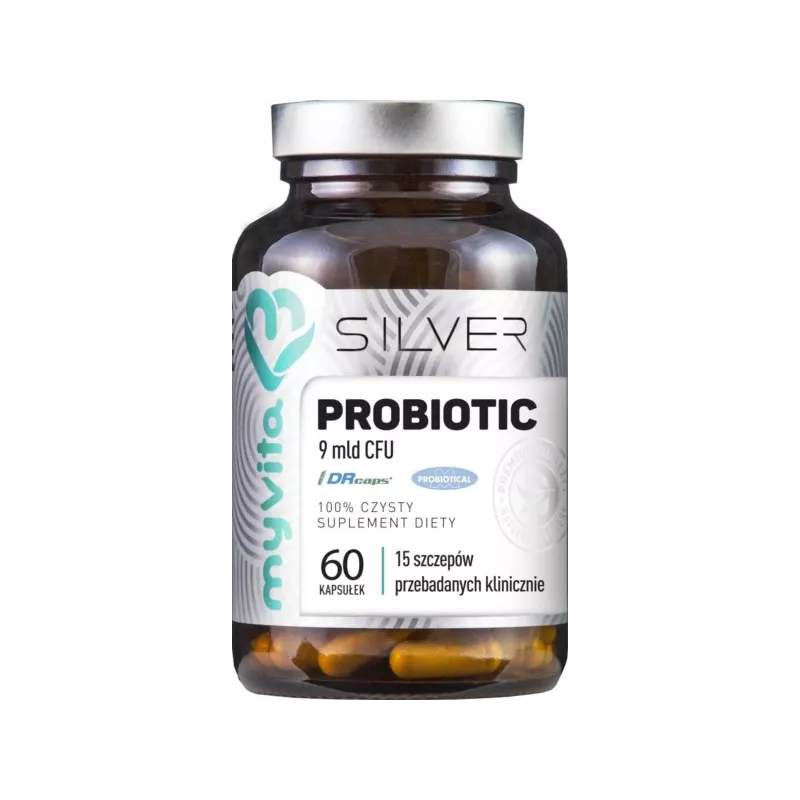 MYVITA SILVER PROBIOTIC 9 MLD CFU 100% 60 KAPS.