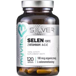 MYVITA SILVER SELEN 100% 120 KAPS. MYVITA SILVER SELEN 100% 120 KAPS.