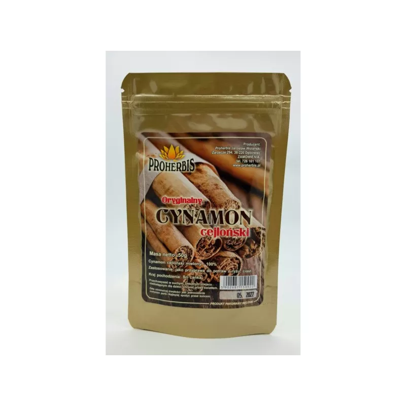 Yucca Cynamon Cejloński Oryginalny 50 g Yucca Cynamon Cejloński Oryginalny 50 g