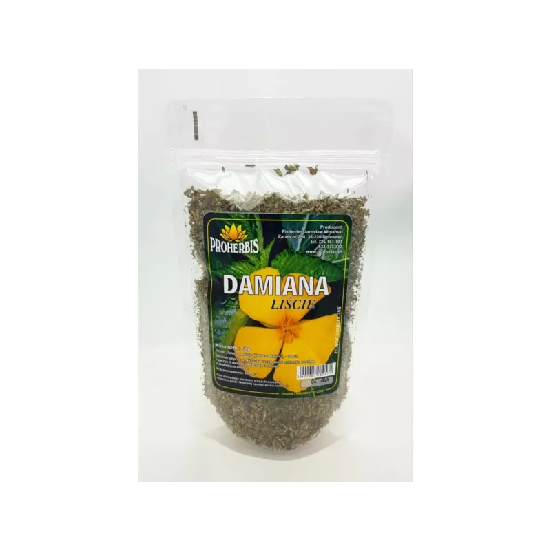 Yucca Liście Damiana 50 g Na Poprawę Libido Yucca Liście Damiana 50 g Na Poprawę Libido