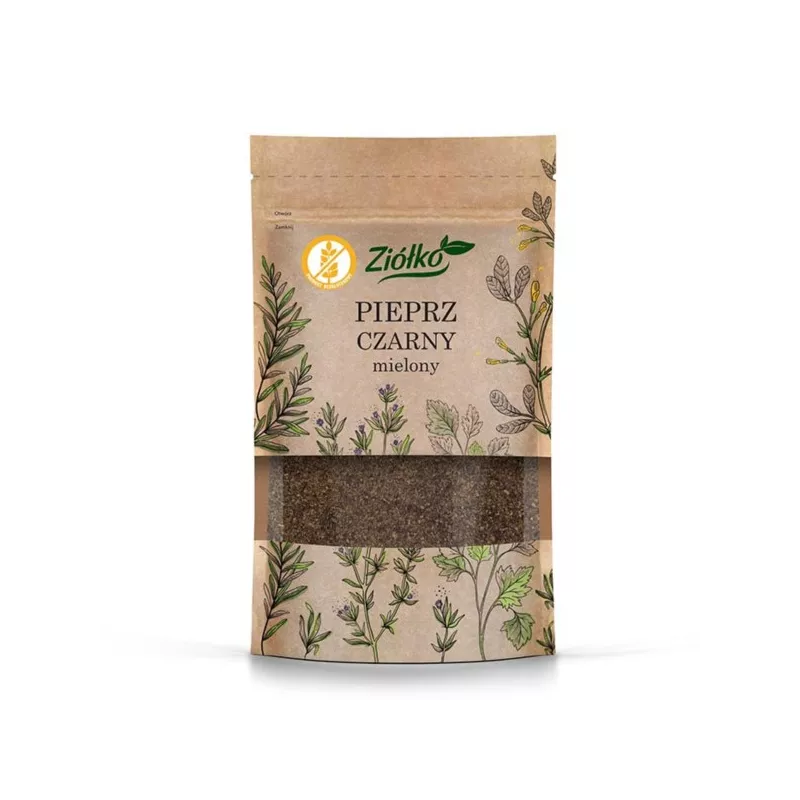 Ziółko Pieprz Czarny mielony bezglutenowy 60 g