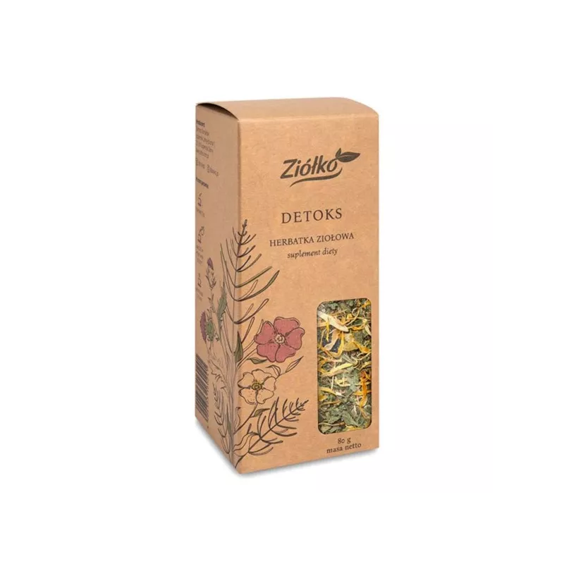 Ziółko Detox Herbatka Ziołowa 80g Ziółko Detox Herbatka Ziołowa 80g