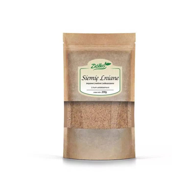 Ziółko Siemię Lniane brązowe mielone 200 g