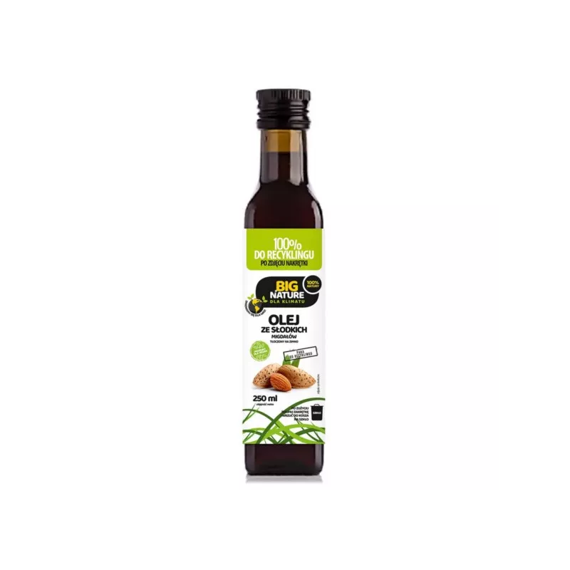 Big Nature Olej ze słodkich migdałów 250 ml Big Nature Olej ze słodkich migdałów 250 ml