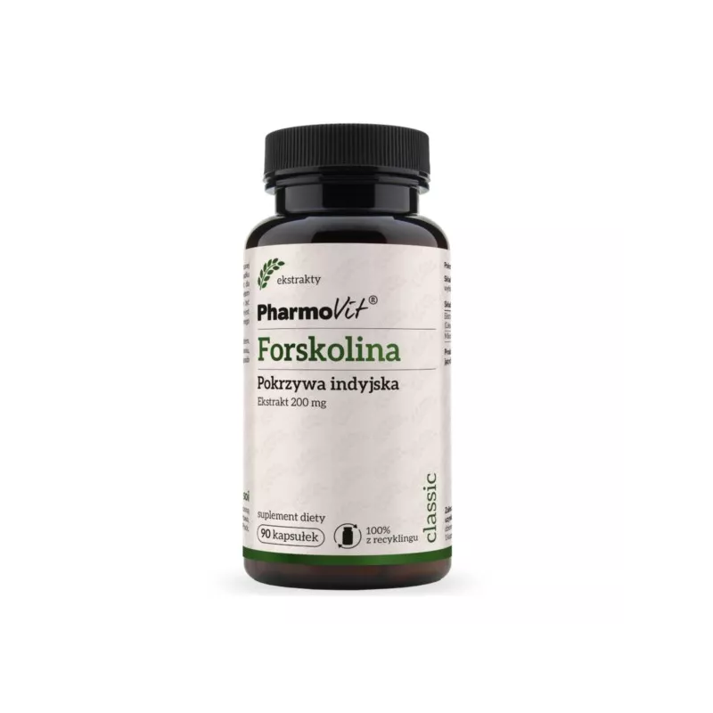 Pharmovit Forskolina 4:1 200mg 90 kap Pharmovit Forskolina 4:1 200mg 90 kap