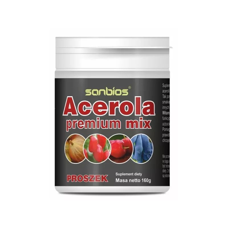 Sanbios Acerola Premium Mix 160 g proszek Sanbios Acerola Premium Mix 160 g proszek