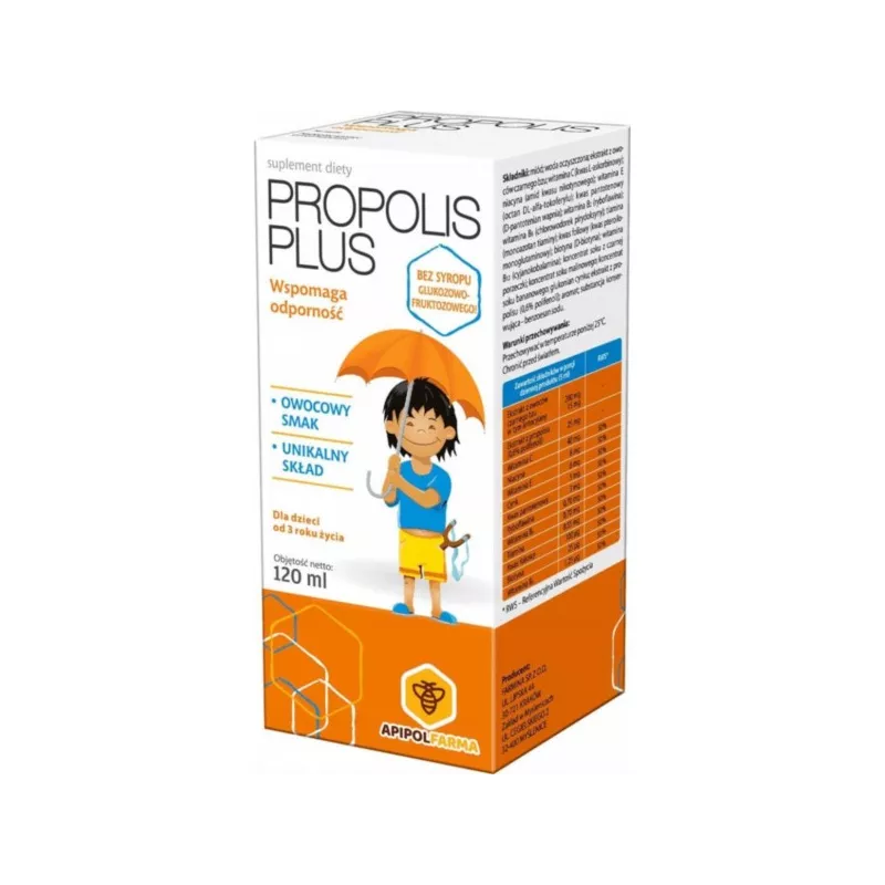 ApiCard Propolis Plus 120 ml na odporność ApiCard Propolis Plus 120 ml na odporność