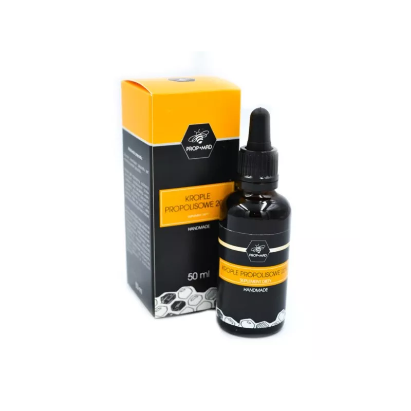 PROP-MAD Krople propolisowe 20 % 50 ml