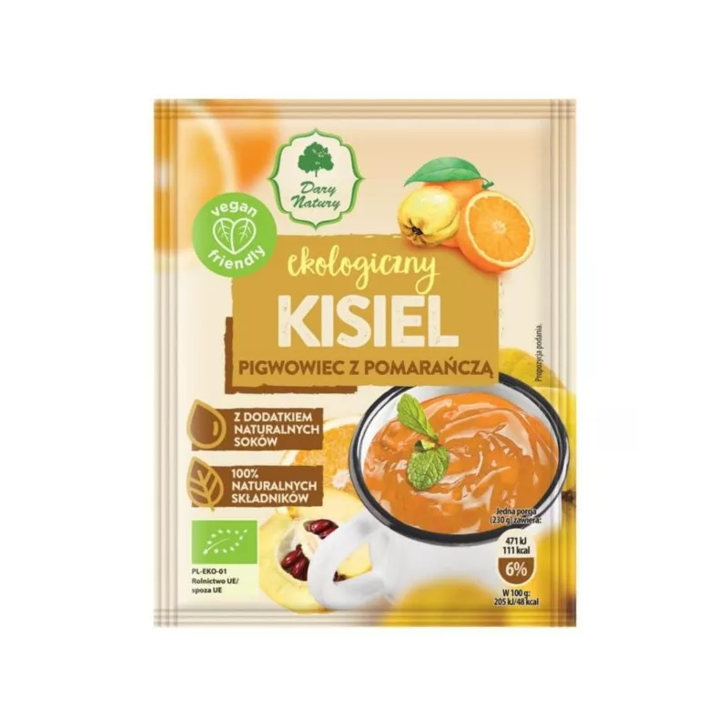 Dary Natury Kisiel Pigwowiec z Pomarańczą EKO 30 g