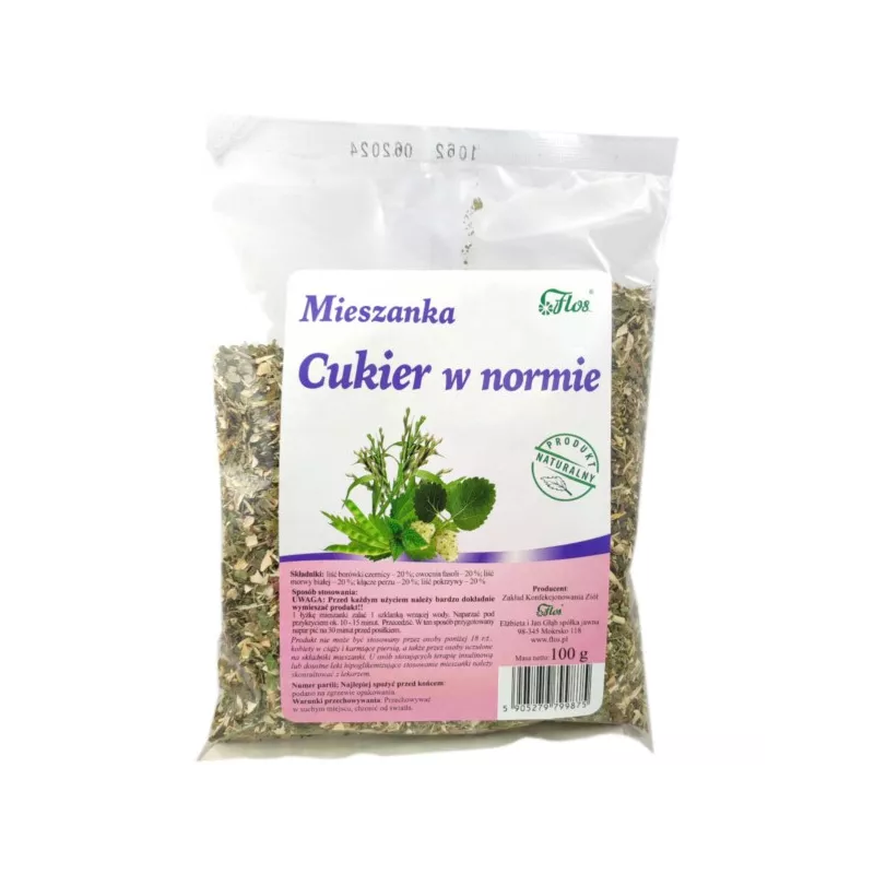 Flos Mieszanka Cukier w normie 100 g Flos Mieszanka Cukier w normie 100 g