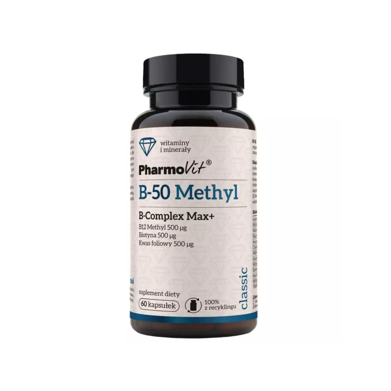 Pharmovit B-50 methyl B-Complex 60 kaps Pharmovit B-50 methyl B-Complex 60 kaps