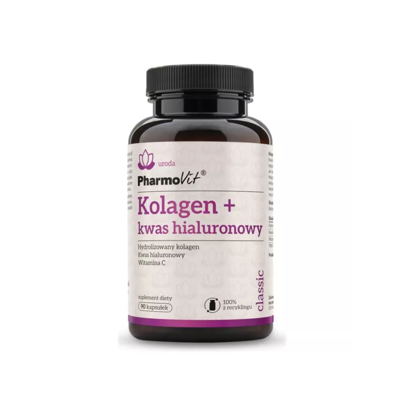 Pharmovit Kolagen + kwas hialuronowy 90 k