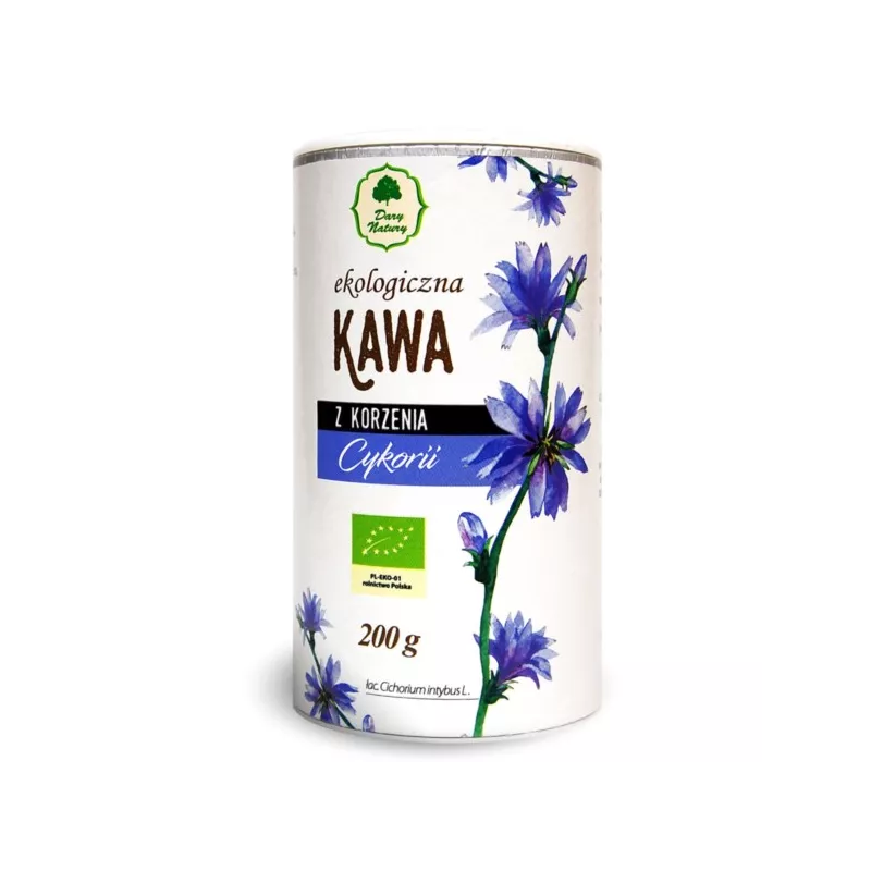 DARY NATURY KAWA Z KORZENIA CYKORII EKO 200G DARY NATURY KAWA Z KORZENIA CYKORII EKO 200G