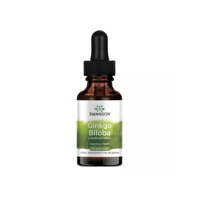 Swanson Ginko Biloba Liquid 29,6 Ml Swanson Ginko Biloba Liquid 29,6 Ml