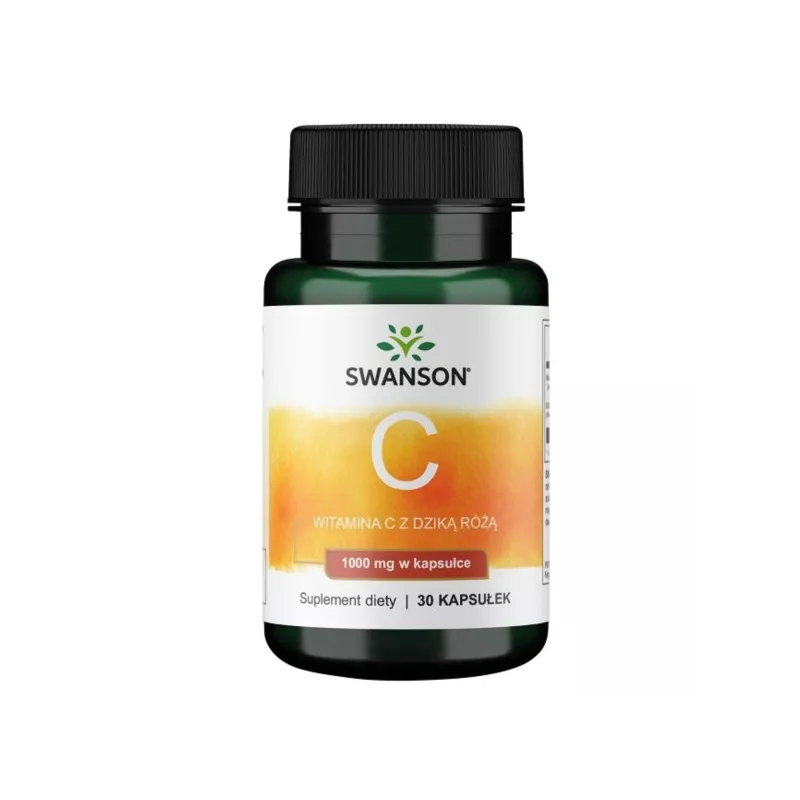 Swanson Witamina C Z Dziką Różą 1000 Mg 30 K