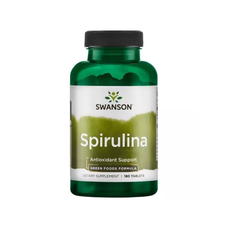 Swanson Spirulina 500 Mg 180 T Oczyszczanie