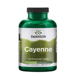 Swanson Cayenne (Pieprz Kajeński) 450 Mg 300 K Swanson Cayenne (Pieprz Kajeński) 450 Mg 300 K