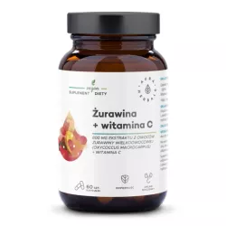 Aura Herbals Żurawina 800mg Witamina C 60 kap Aura Herbals Żurawina 800mg Witamina C 60 kap