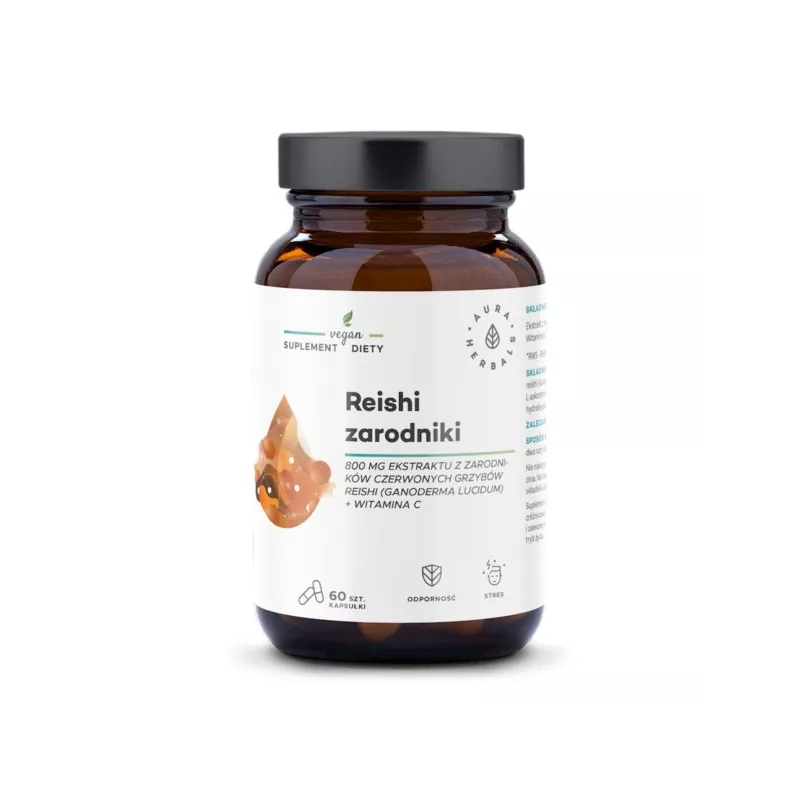 Aura Herbals Reishi zarodniki 60 k Aura Herbals Reishi zarodniki 60 k