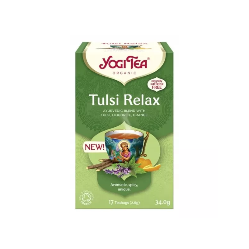 Yogi Tea Herbata Tulsi Relax Bio 17 X 2 G Yogi Tea Herbata Tulsi Relax Bio 17 X 2 G