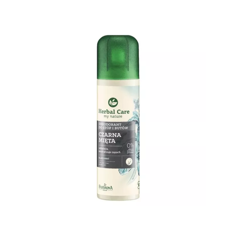 Herbal Care Dezodorant do stóp i butów czarna mięt Herbal Care Dezodorant do stóp i butów czarna mięt