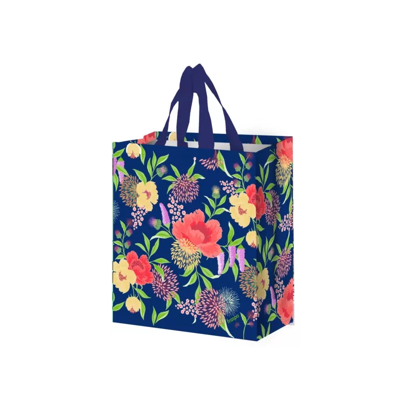 Torba Z Pp Seria Kwiaty 14 L granatowa Torba Z Pp Seria Kwiaty 14 L granatowa