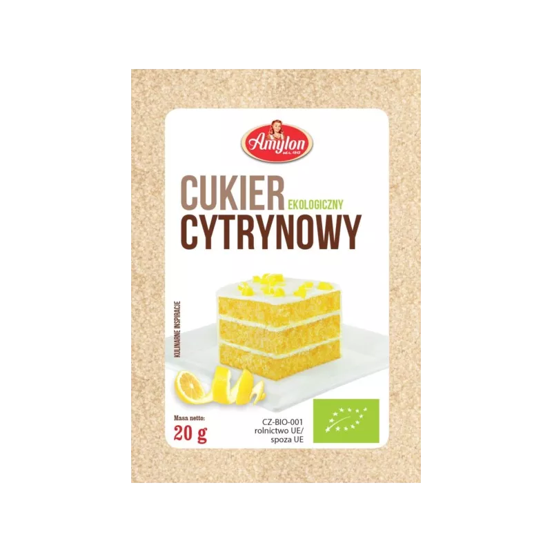 AMYLON Cukier Cytrynowy BIO 20 g